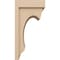 Ekena Millwork 10"W x 10"D x 20"H Wide Emerson Rough Cedar Woodgrain TimberThane Corbel, Primed Tan CORUR10X10X20EMRRCPR - alternate 4
